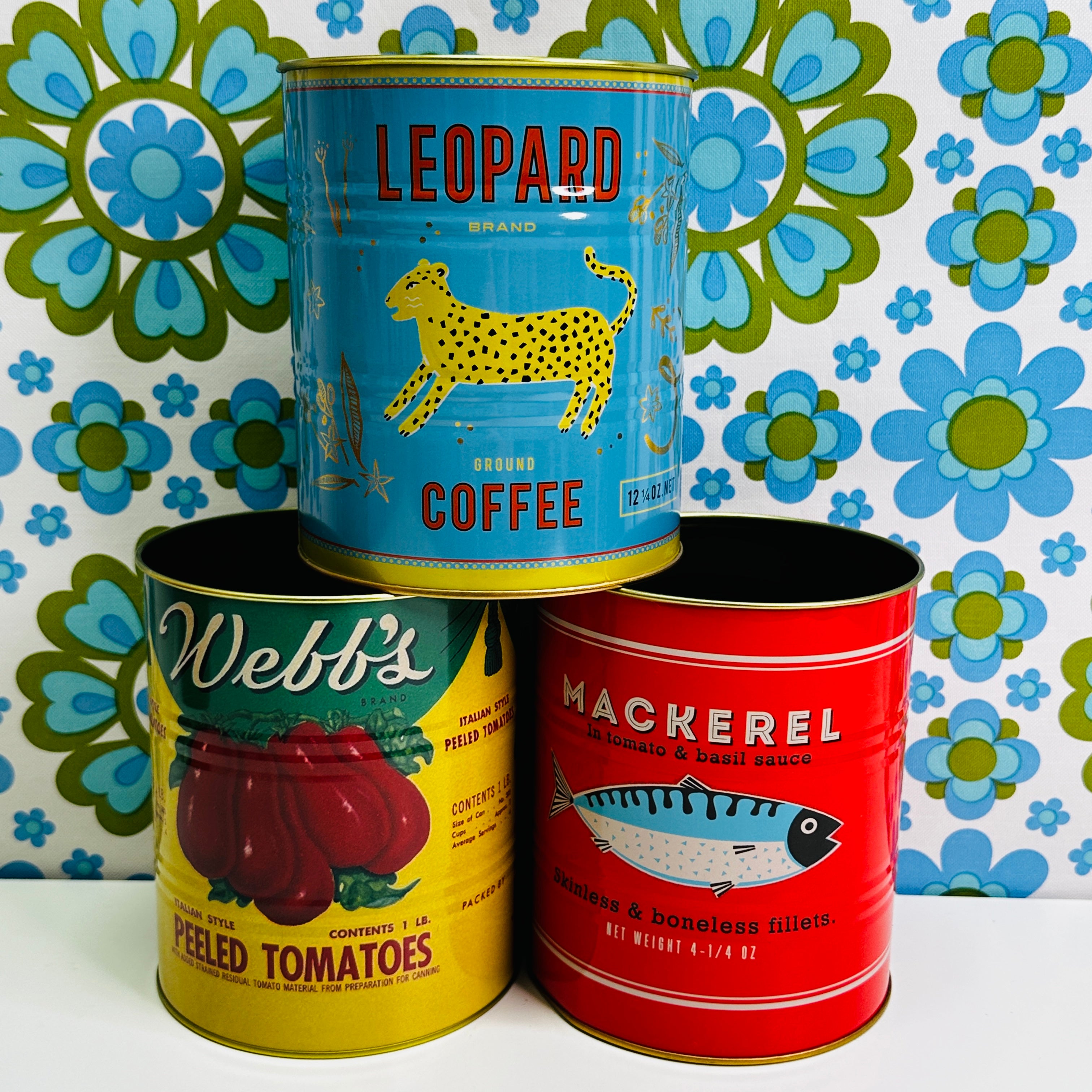 Rex Webb's Tin NEW Vintage Style Storage