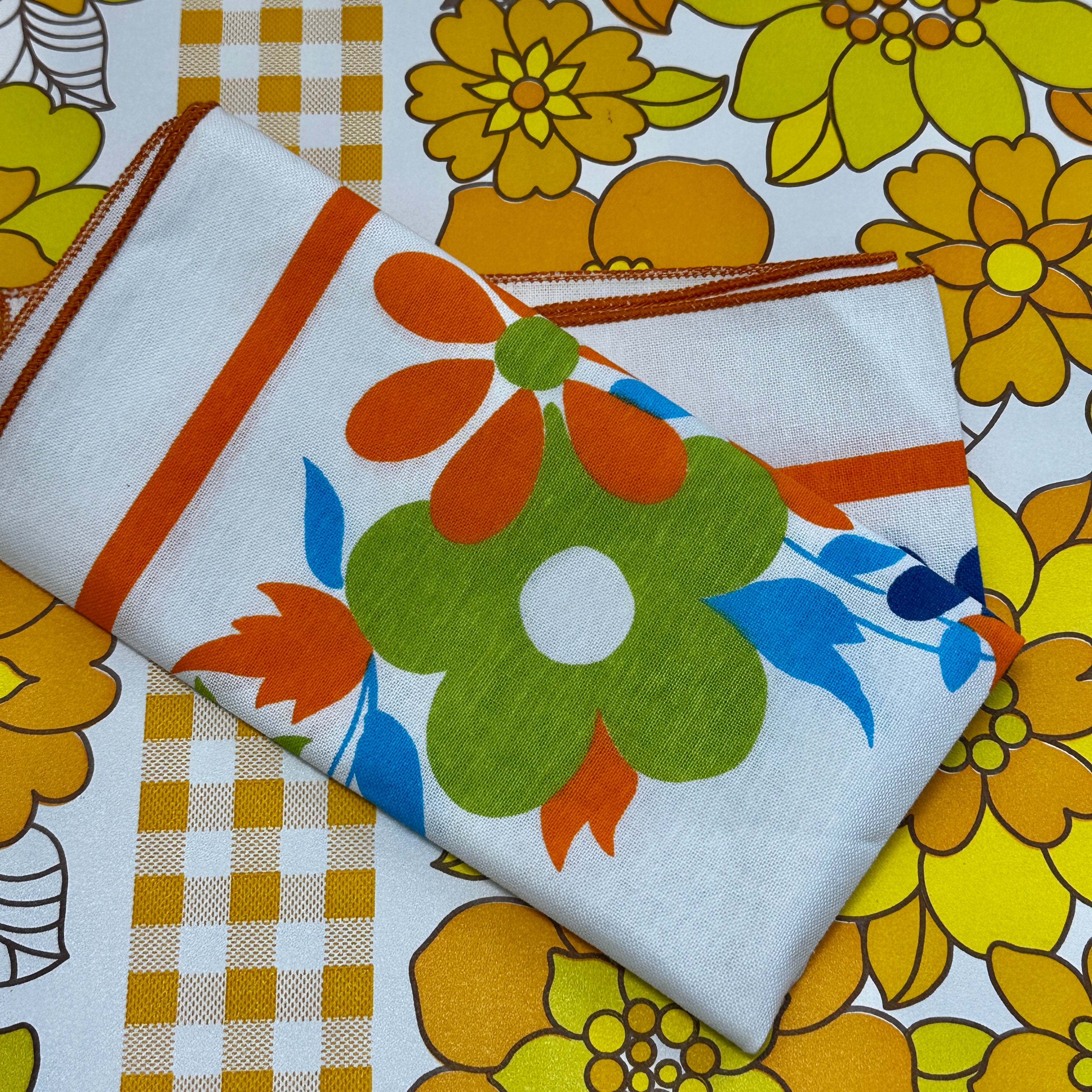 UNUSED Pair of Cotton Napkins Vintage