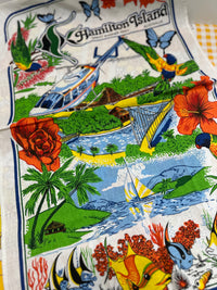 UNUSED Hamilton Island Tea Towel