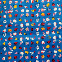 100cms Vintage Floral Cotton Stunning Quality Medium Weight Fabric