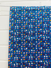 100cms Vintage Floral Cotton Stunning Quality Medium Weight Fabric