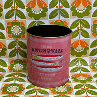 Rex Anchovies Tin NEW Vintage Style Storage