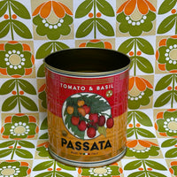 Rex Passata Tin NEW Vintage Style Storage