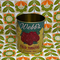 Rex Webb's Tin NEW Vintage Style Storage