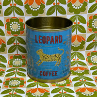 Rex Leopard Tin NEW Vintage Style Storage