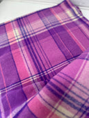 Beautiful Bright Purple Vintage Blanket WOOL