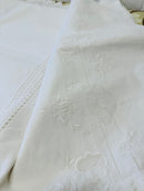 Huge VINTAGE Unused Orem Embroidered Tablecloth