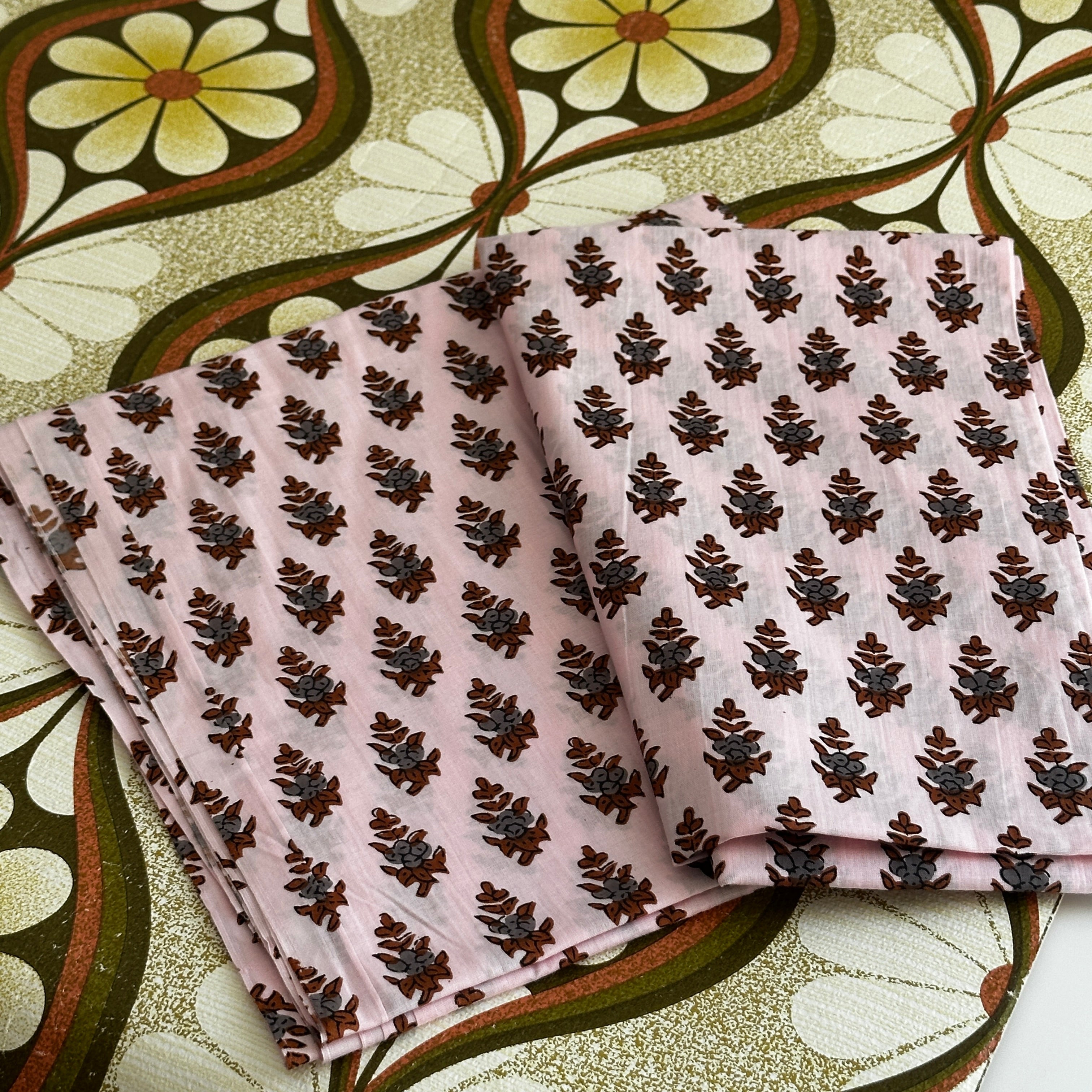180cms Pink Cotton Fabric Sourced From Spain