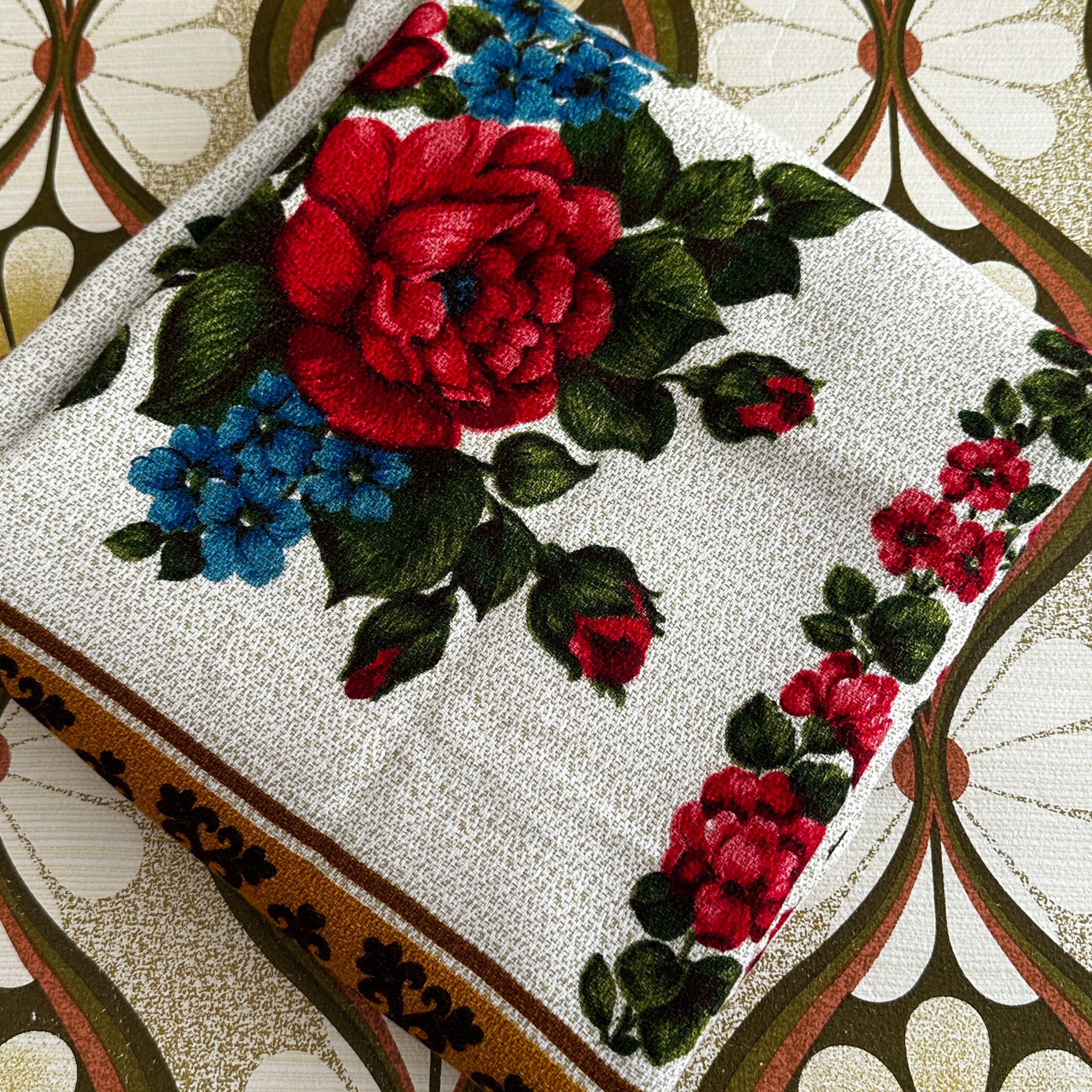Vintage Tablecloth FLORAL Fun