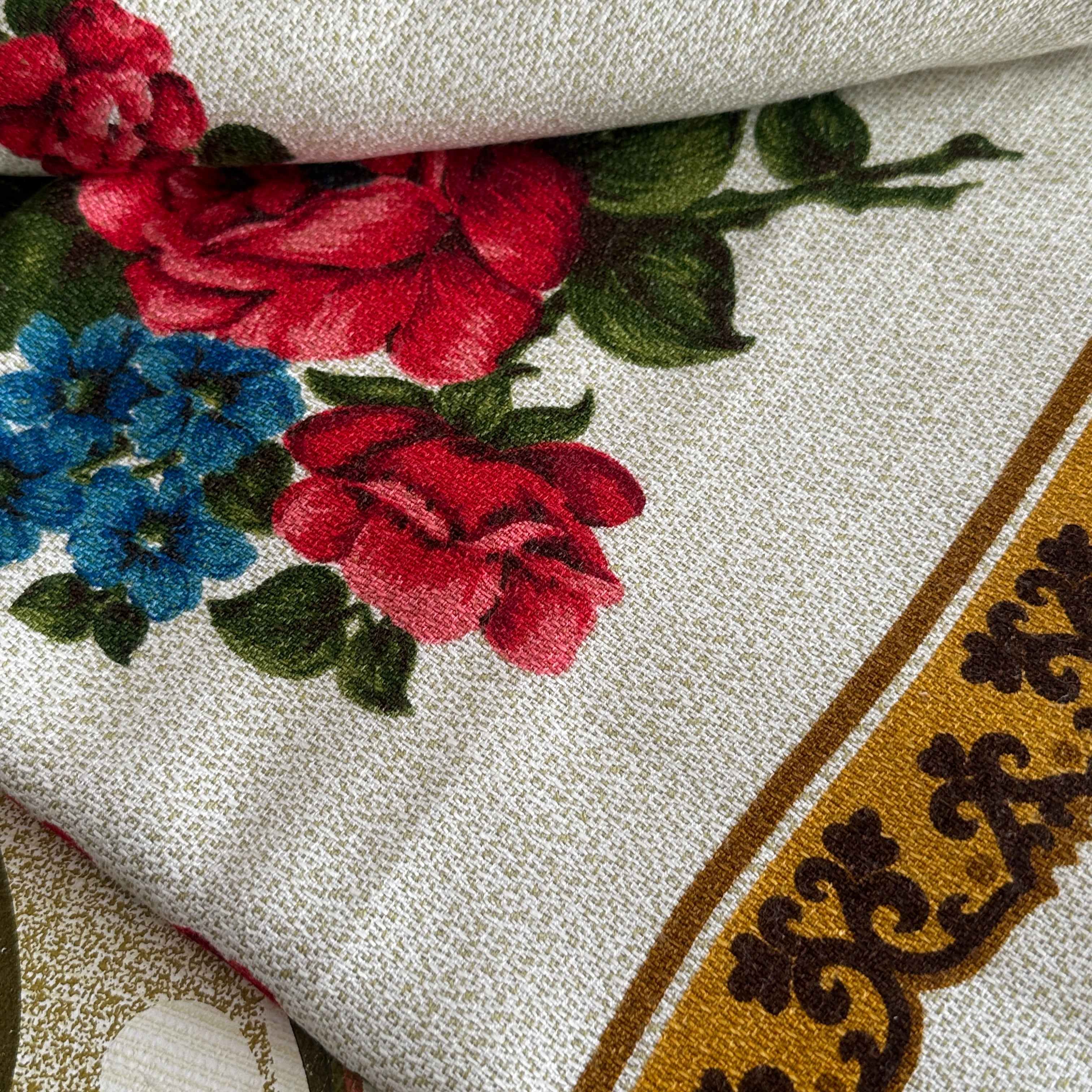 Vintage Tablecloth FLORAL Fun