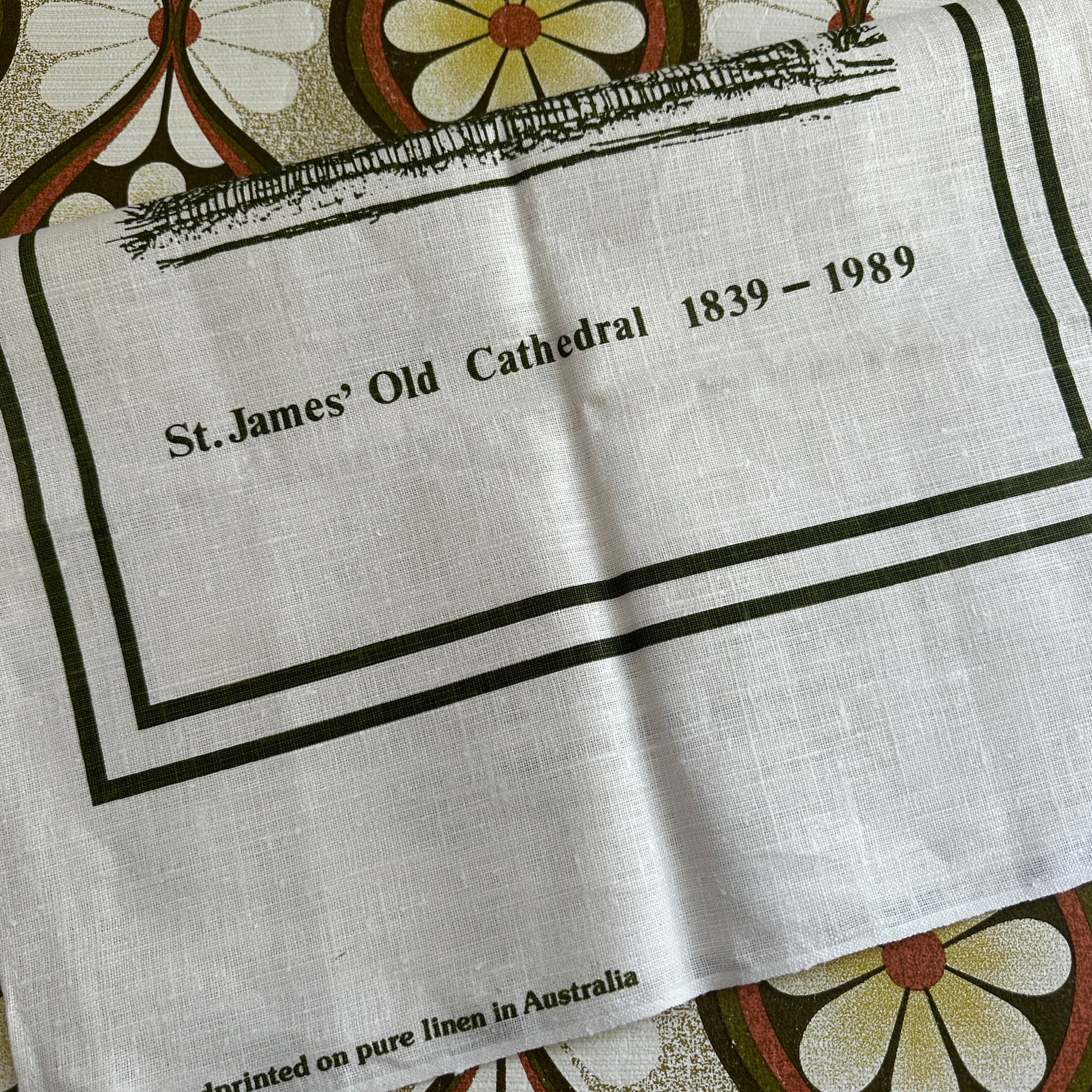 St James Cathedral Recipes Tea Towel