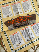 Traditional Irish Recipes Tea Towel