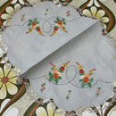 Large Embroidered Vintage Doily