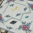 Boxed Vintage Embroidered Tablecloth BEAUTIFUL