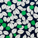 380cms Beautiful Vintage Green & Blue Cotton Fabric