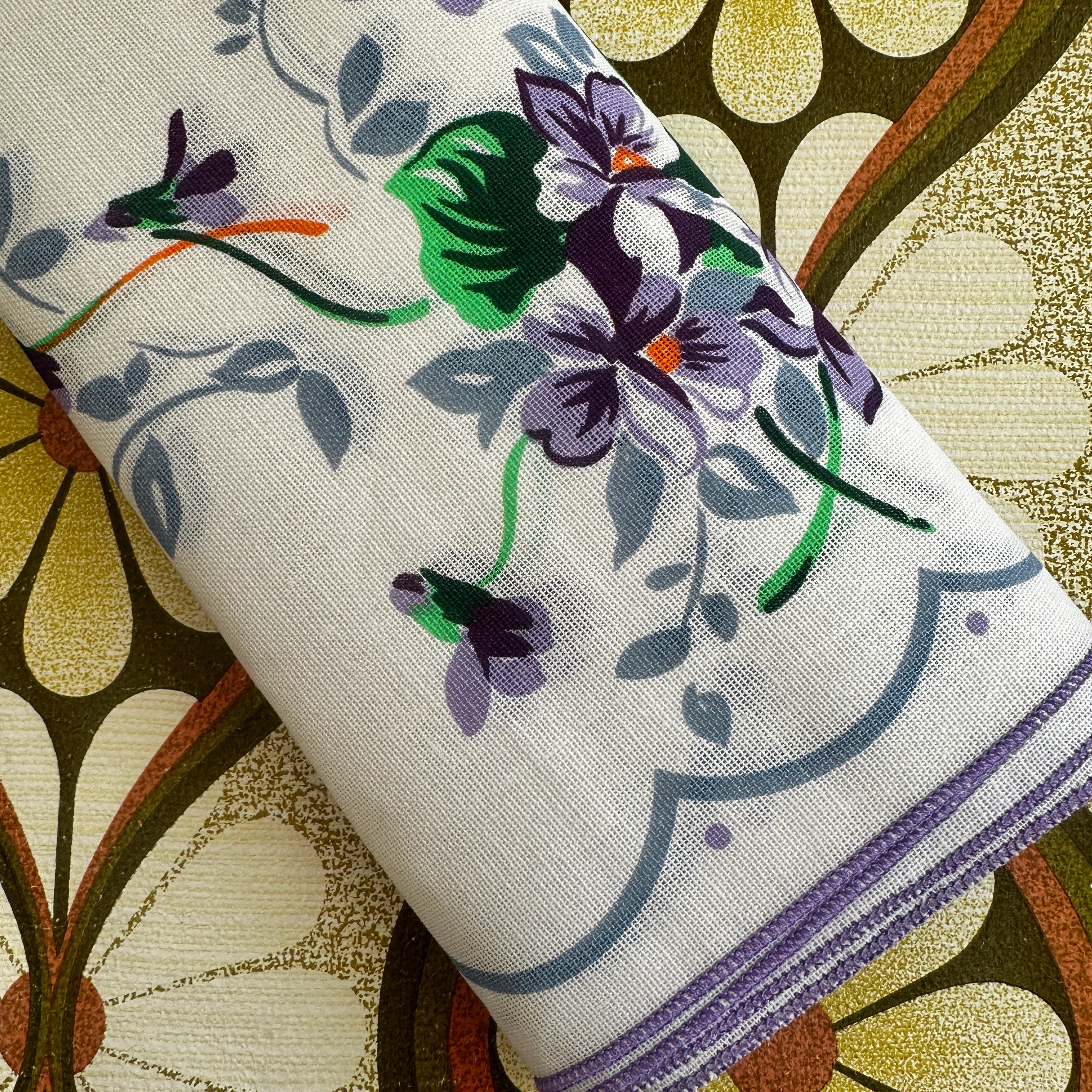 UNUSED Set of Four Napkins Vintage
