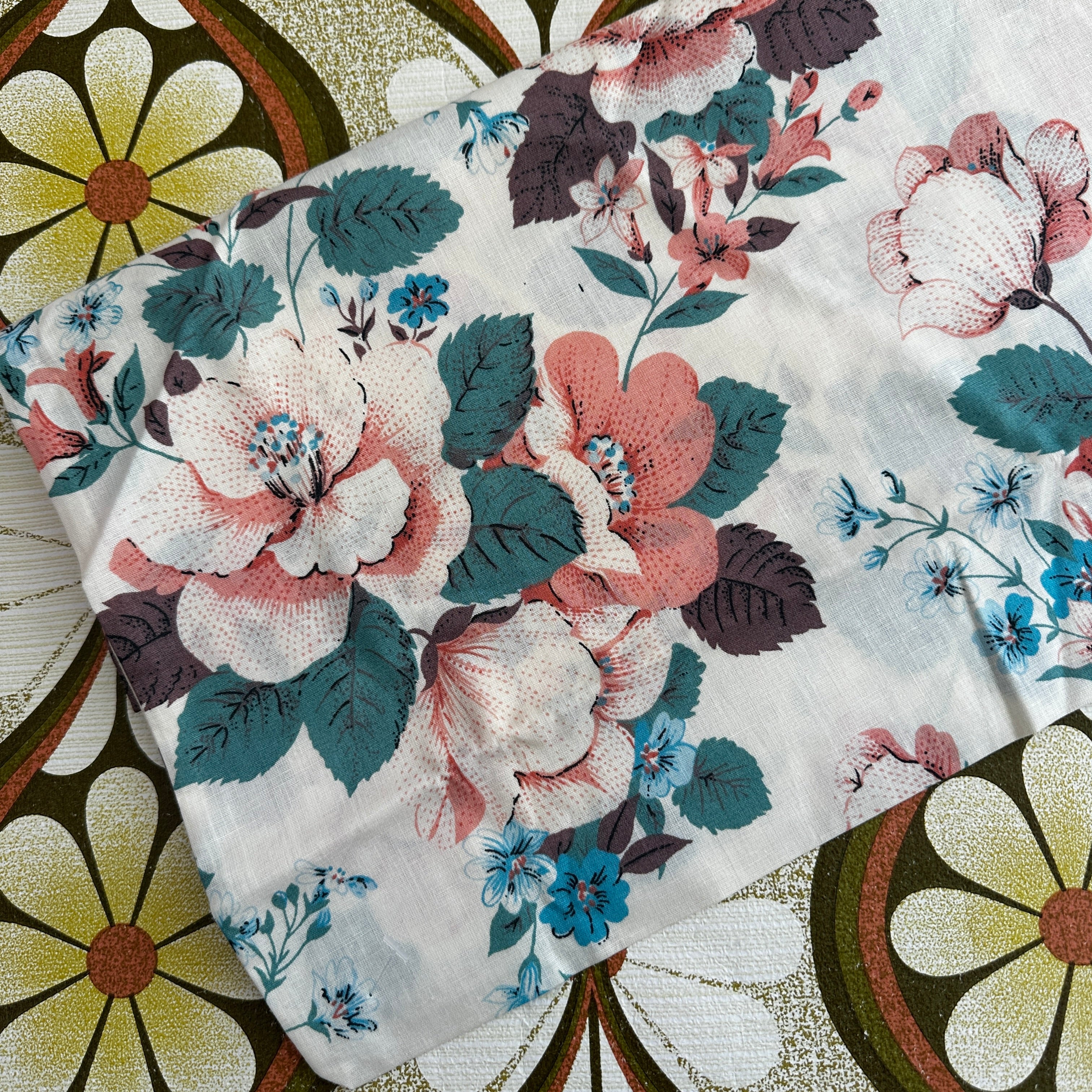 UNUSED Vintage Cotton Pillow Case