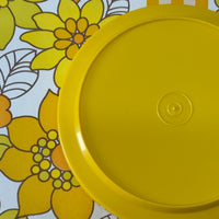 Medium Round YELLOW Tupperware Container