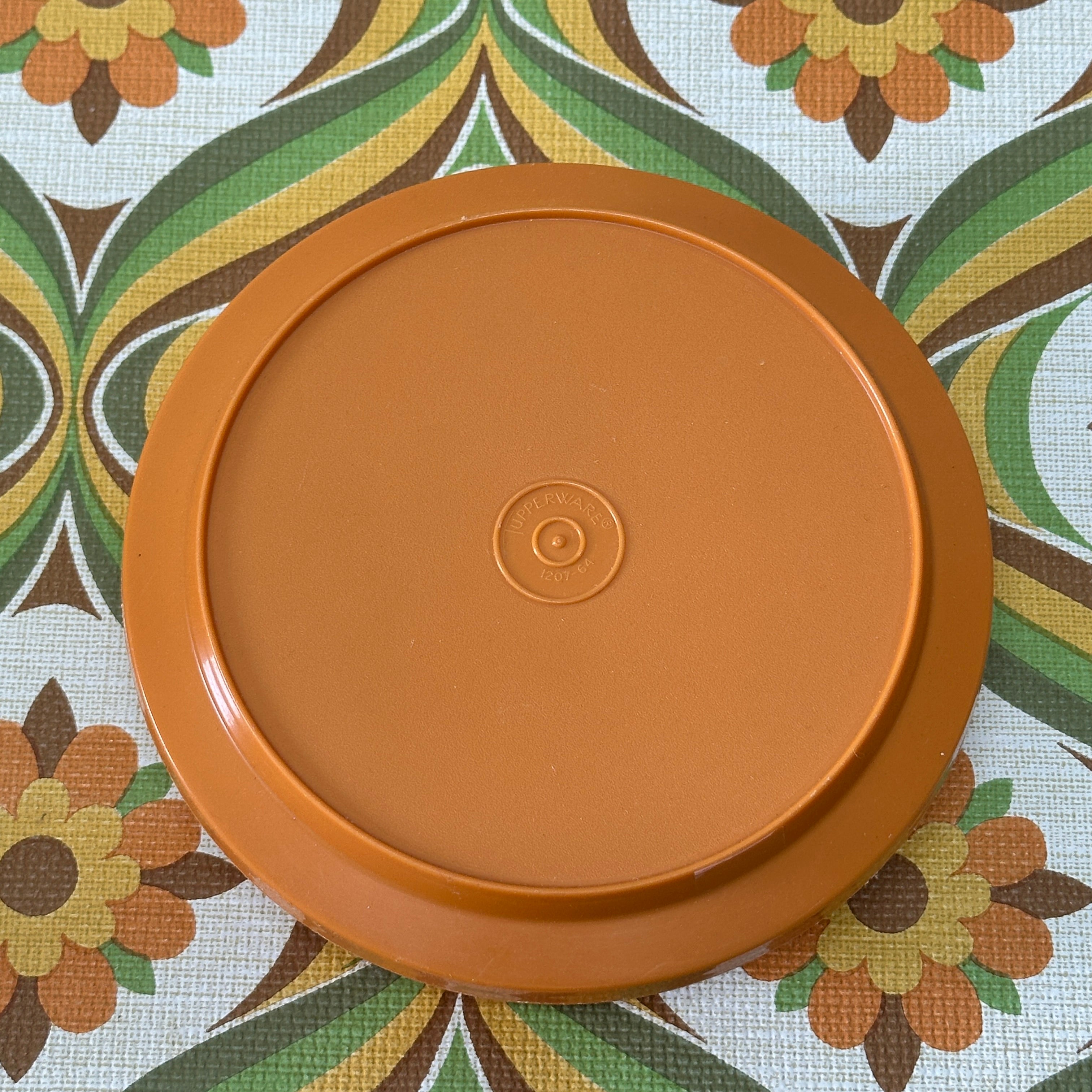 Medium Round ORANGE Tupperware Container