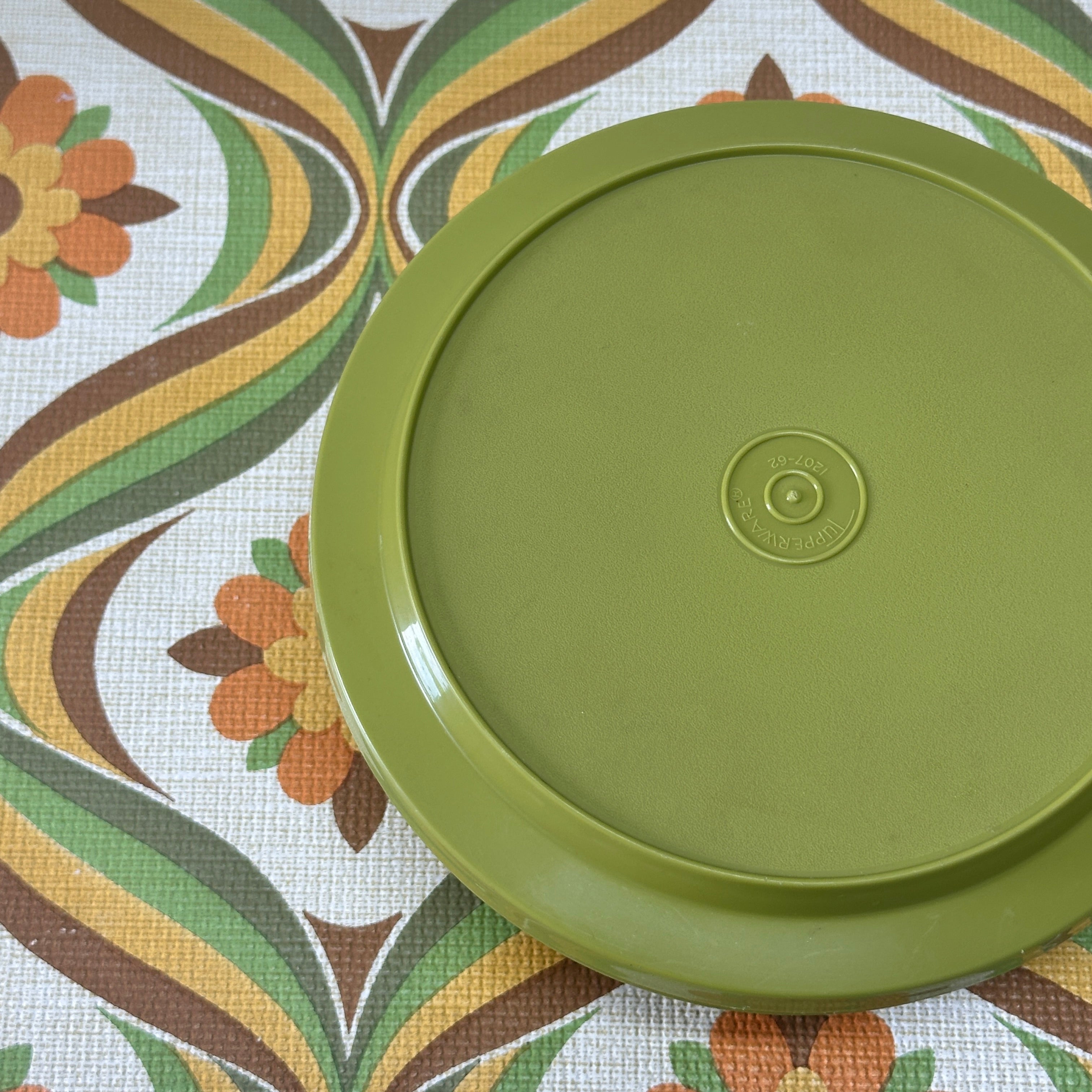 DEEP Vintage Retro Tupperware Green