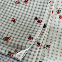 140cms Vintage Lightweight Strawberry Fabric