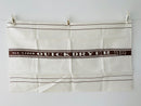 Linen Quick Dry UNUSED Vintage Tea Towel Brown