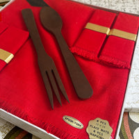 Vintage Unused Placemats & Napkin Set