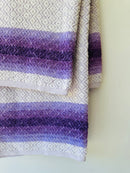 Pair of VINTAGE Bath Towels PURPLE