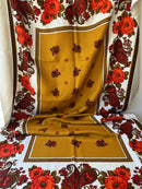 UNUSED Vintage Large Table Cloth RETRO