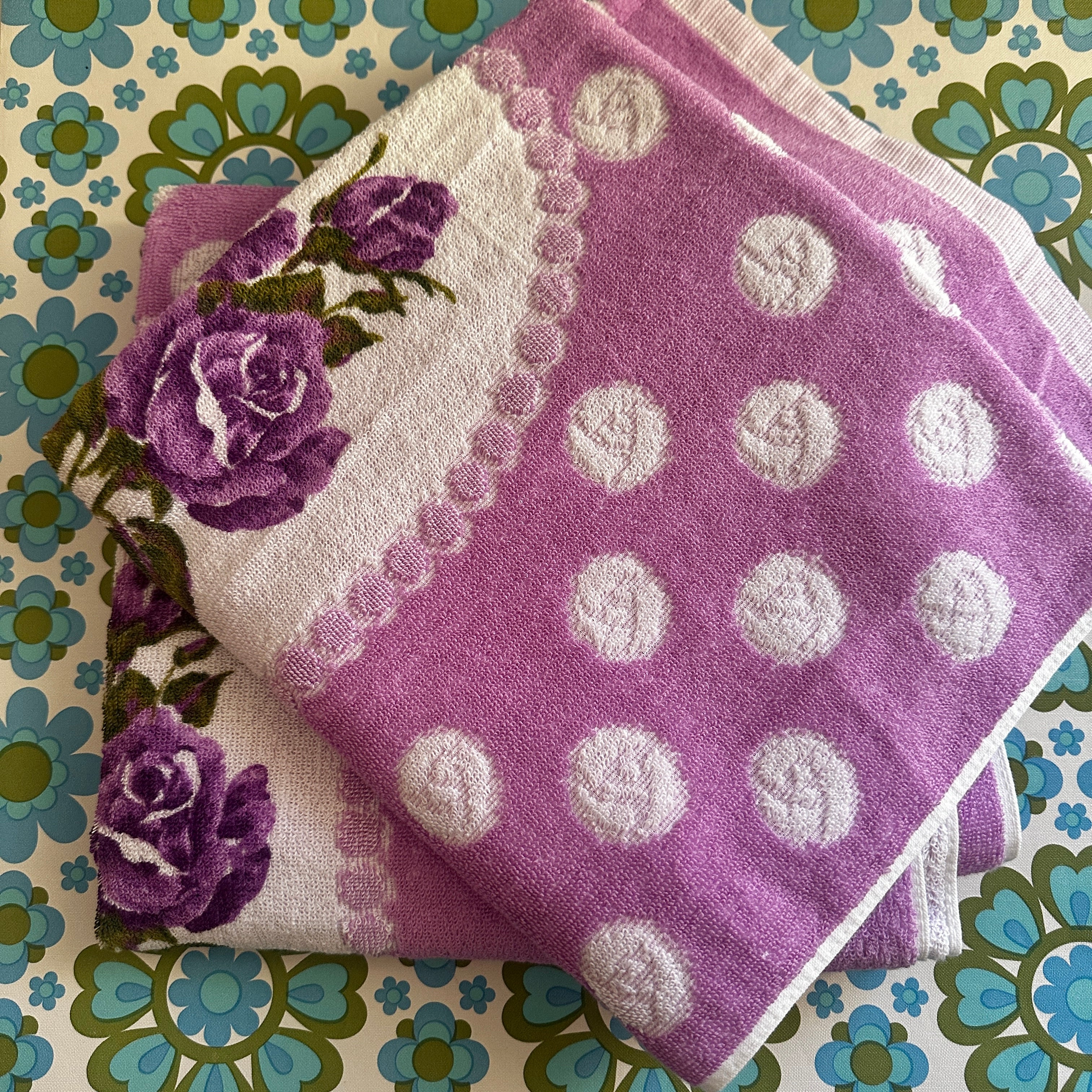 UNUSED Vintage Target Bath Towel Cotton Made in Japan