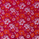 310cms Bright Pink Silk Fabric