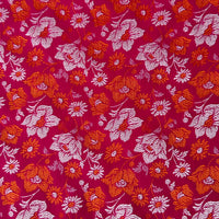 310cms Bright Pink Silk Fabric