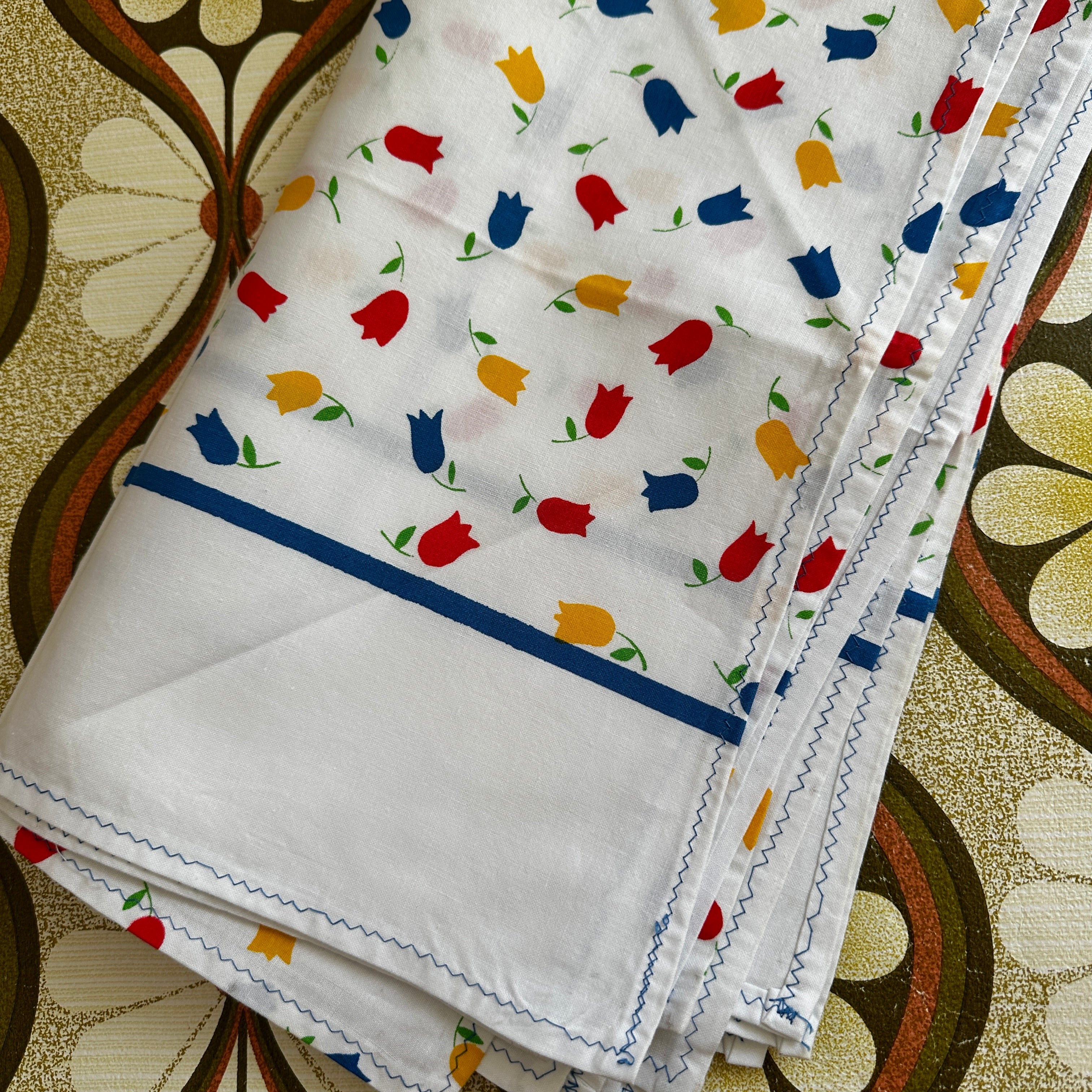 Vintage Cotton Napkins x 10