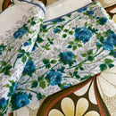 Adorable Blue & White Floral Tablecloth