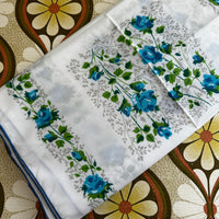 Adorable Blue & White Floral Cotton Napkins