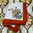 Set of Six Vintage UNUSED Cotton Napkins
