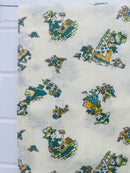 260cms Vintage Novelty Fabric Sweet Print Cotton