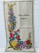 Western Australian Wildflowers Tea Towel UNUSED