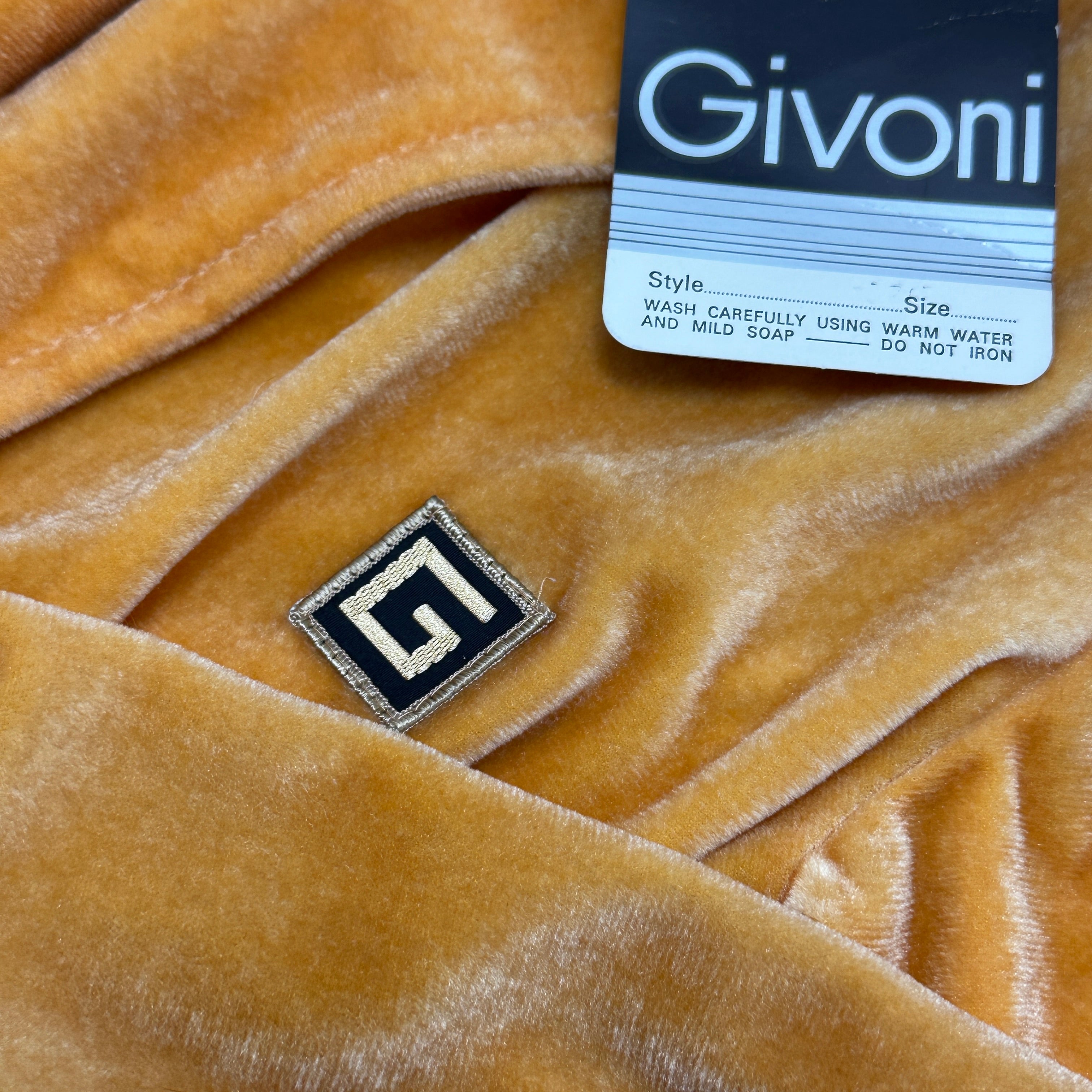 Mens Givoni Vintage Gold Robe Long Sleeve