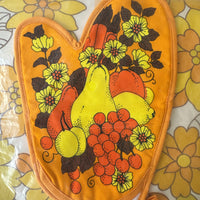 WICKED Vintage Oven Mitt UNUSED 70's