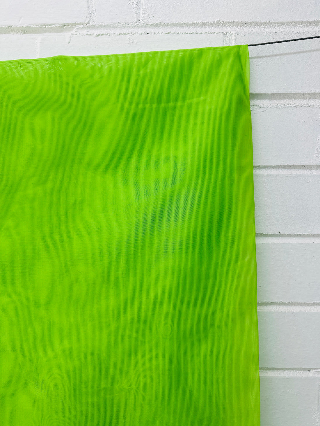 ROLL of Vintage Green Netting Fabric