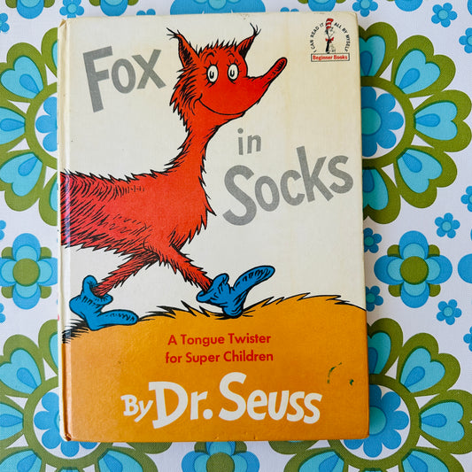 Fox in Socks Dr Seuss HARD COVER Vintage