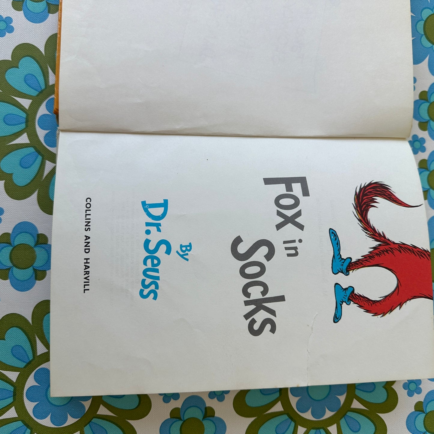 Fox in Socks Dr Seuss HARD COVER Vintage