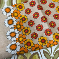 Dunmoy FLORAL Vintage Linen Tea Towel