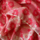 300cms Stunning Pink Silk Fabric