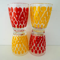 Cute Polka Dot Glasses Set of FOUR