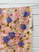 330cms Light Weight Floral Cotton Fabric