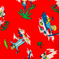 390cms Bright Red Children's Novelty FABRIC