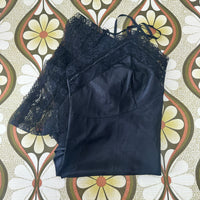 As New Black Slip Lingerie LACE