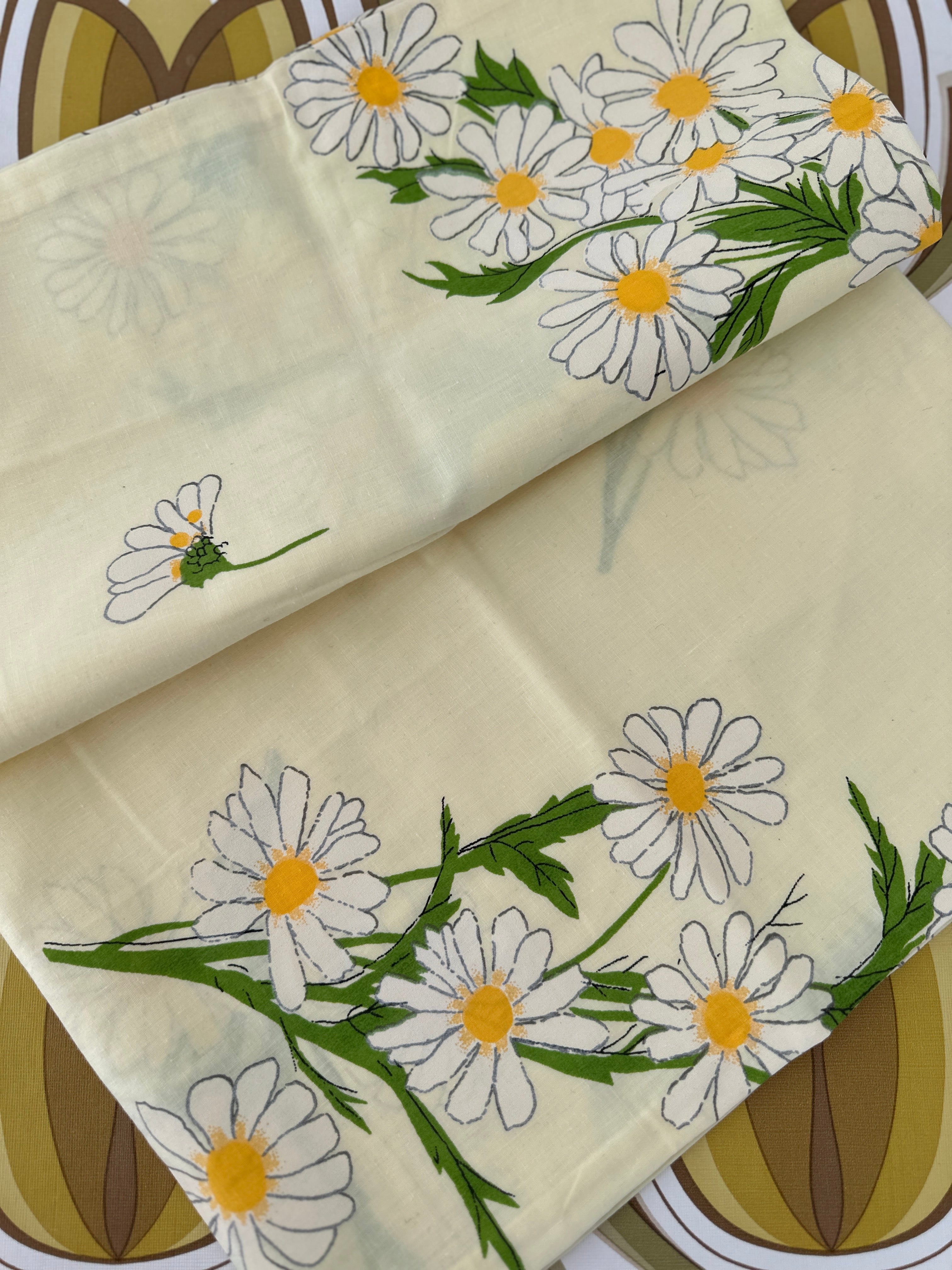 CRISP Vintage Pillow CASE Yellow